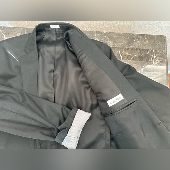 Men’s Suit Separate Like NEW Calvin Klein Blazer XL/R 65%polyester 35%rayon - Picture 7 of 7